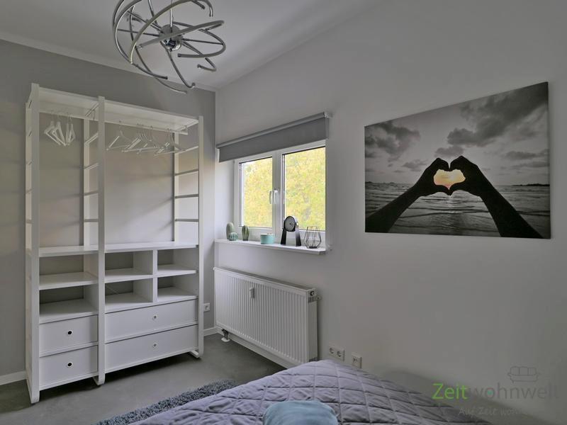 Blick ins Schlafzimmer