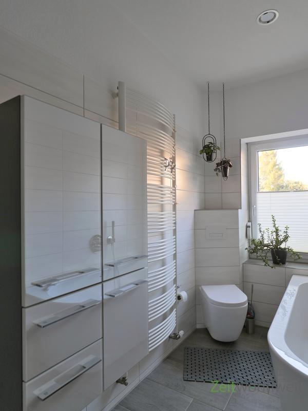 Badschrank und WC