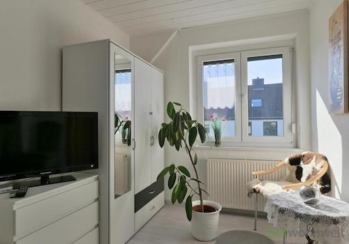 Blick ins vordere Schlafzimmer