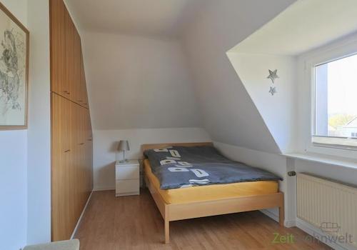 Blick ins Schlafzimmer