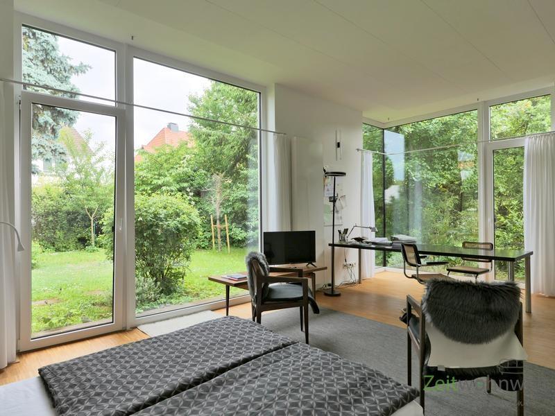 phantastischer Gartenblick