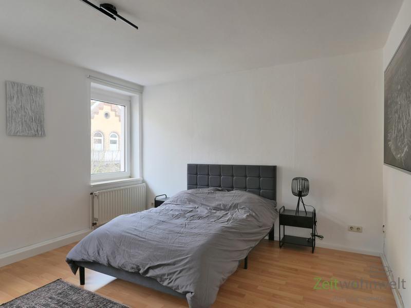 Blick ins Schlafzimmer