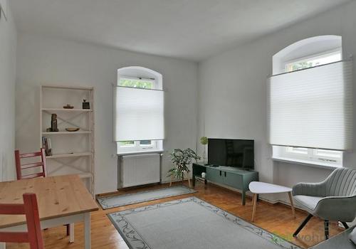 Blick ins Wohnzimmer