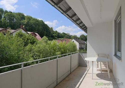 Blick vom Balkon