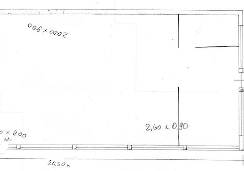Grundriss Gewerbefläche