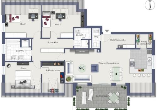 Grundriss Visualisierung