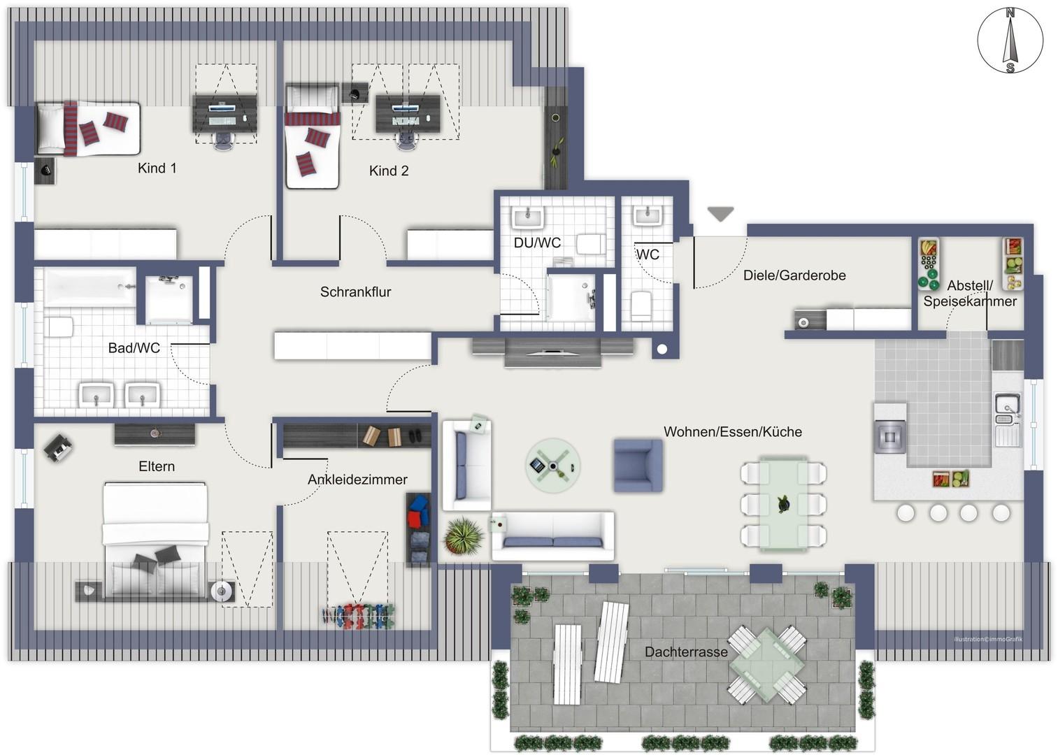 Grundriss Visualisierung