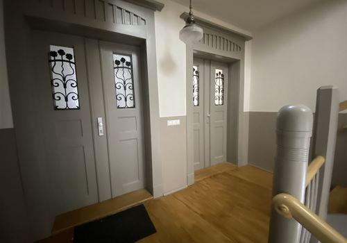 Blick zur Wohnung