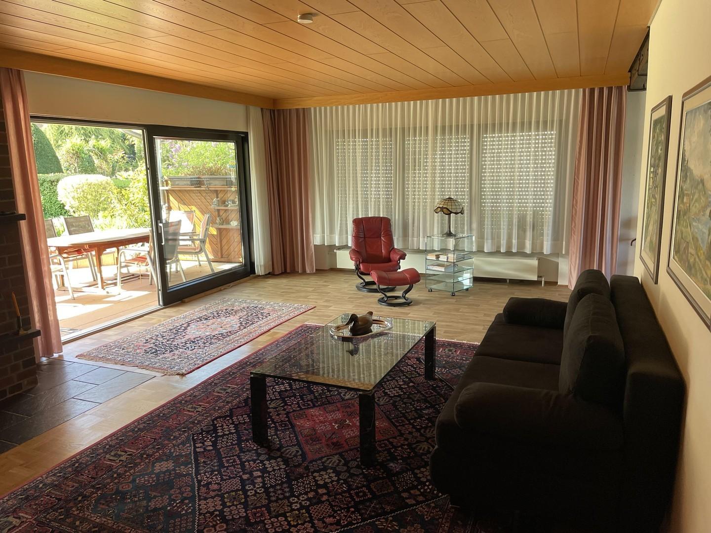 Wohnzimmer, Terrassentür