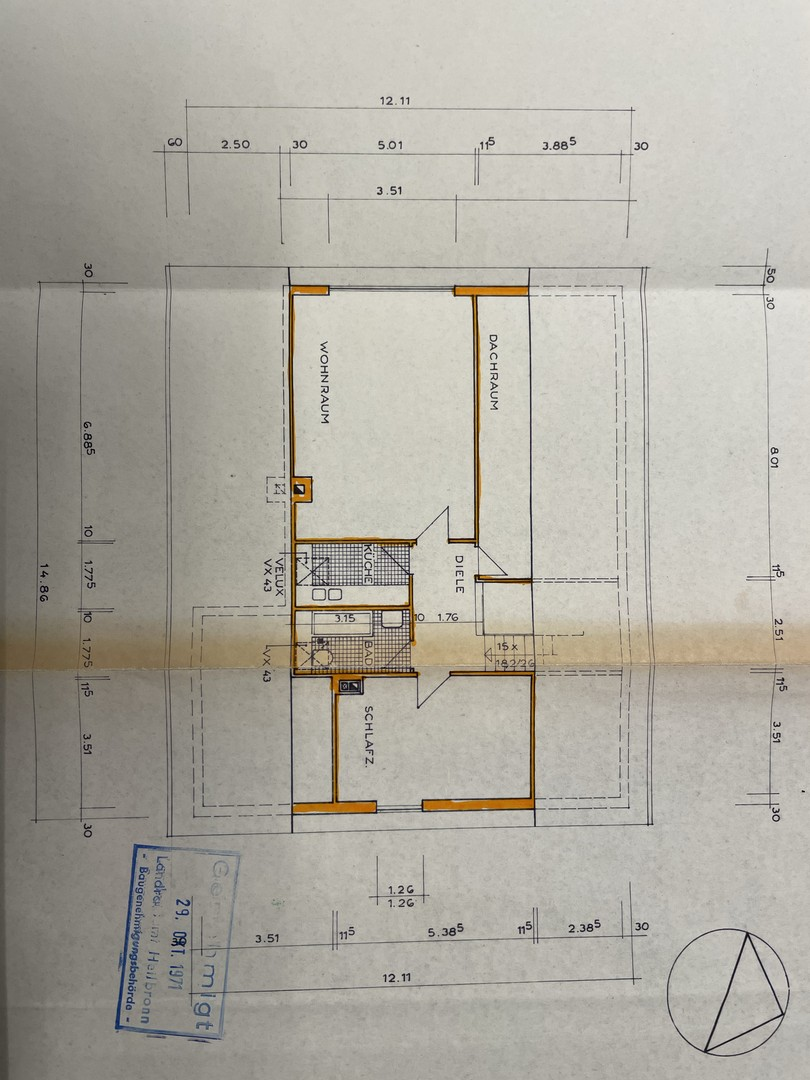 Grundriss Obergeschoss