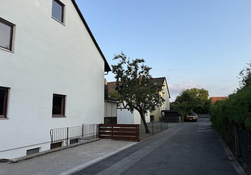 Stellplatz direkt am Haus