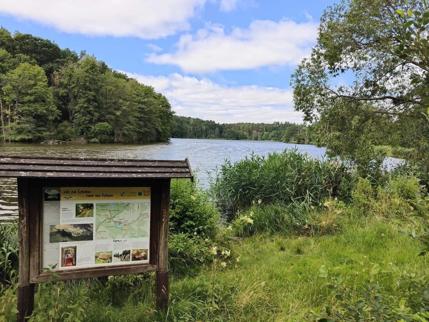 Fußläufig See: angeln, baden