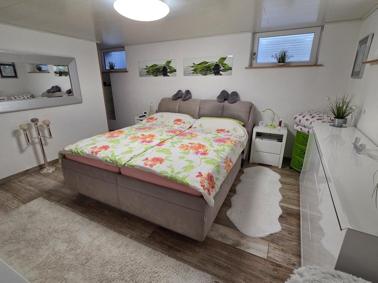 Schlafzimmer im Souterrain
