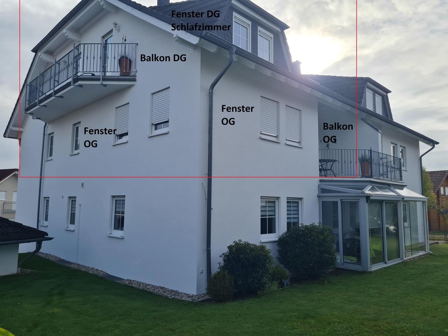 Hausansicht vom Garten