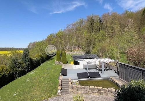 Blick vom Balkon