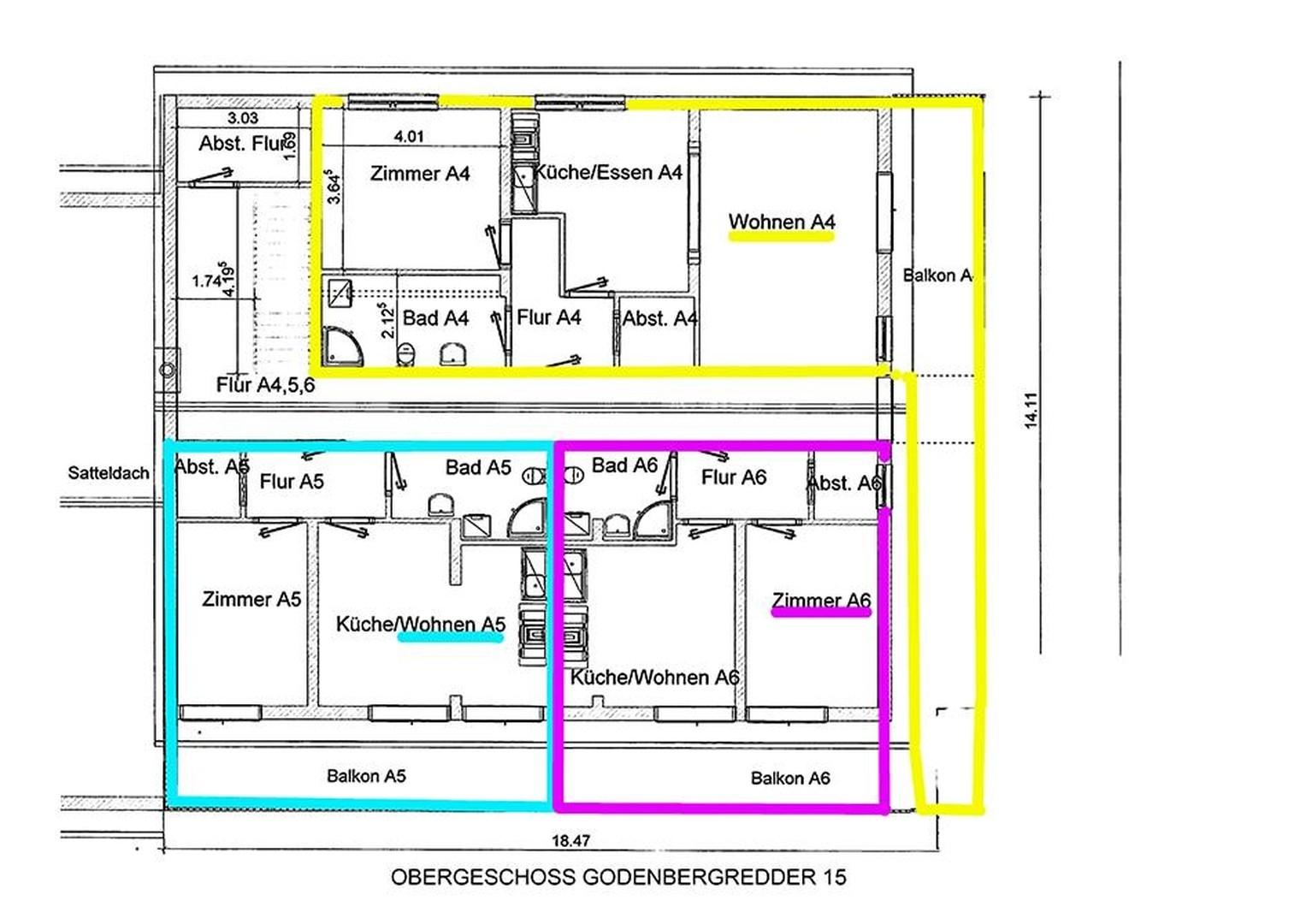 Grundriss Obergeschoss