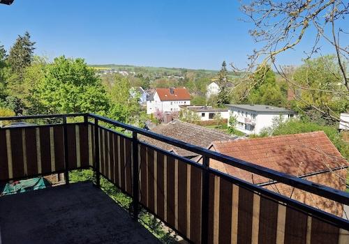 Blick vom Balkon