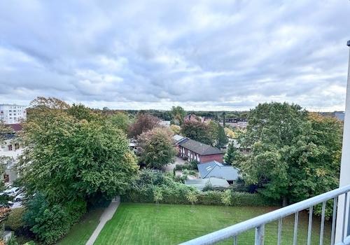 Blick vom Balkon