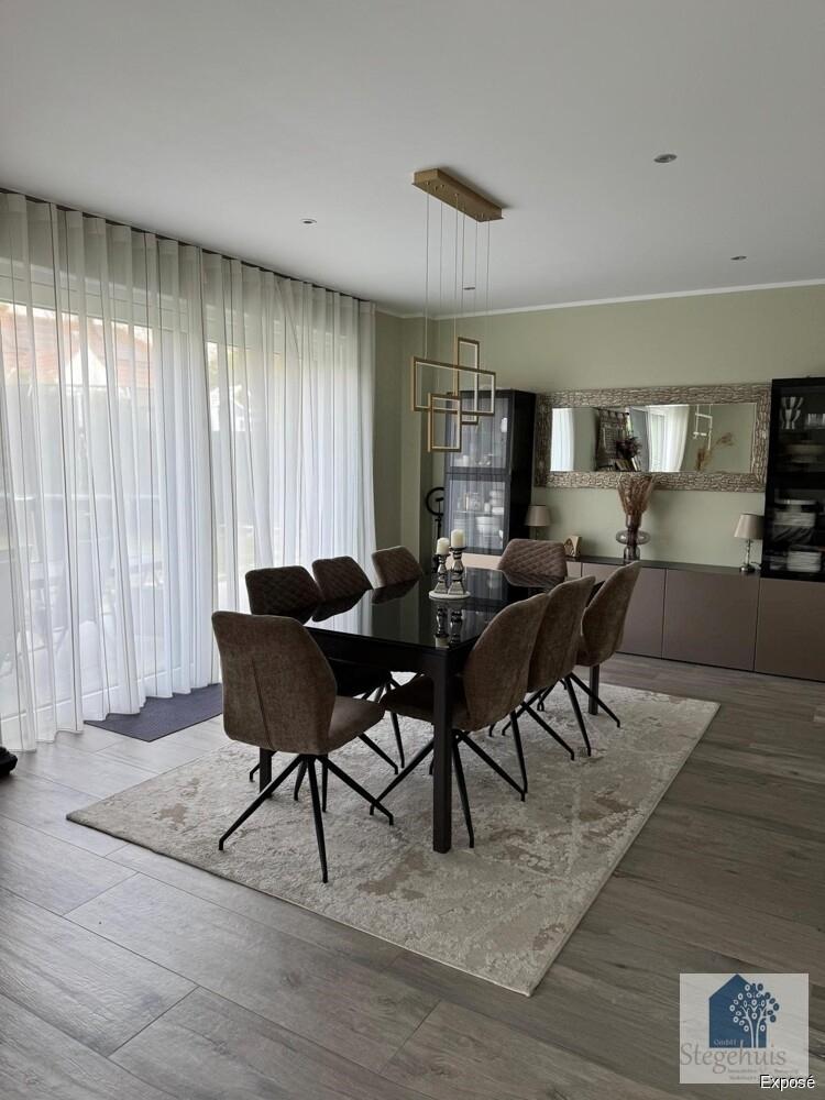 Essbereich im Wohnzimmer