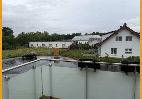 Blick vom Balkon