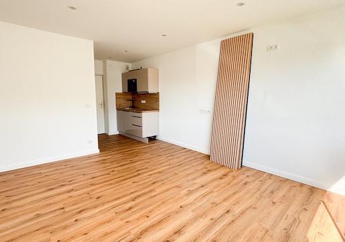 Wohn- und Schlafzimmer mit Pantryküche