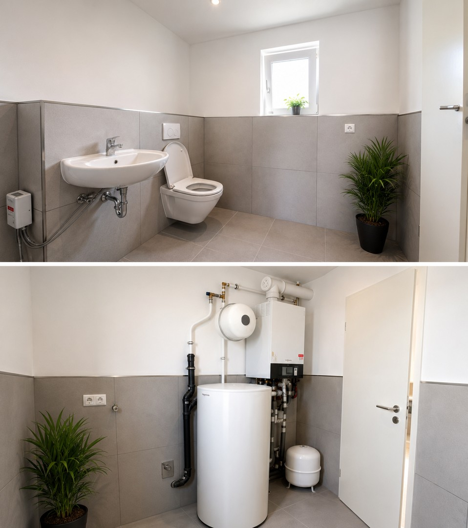 Gäste WC / Heizung