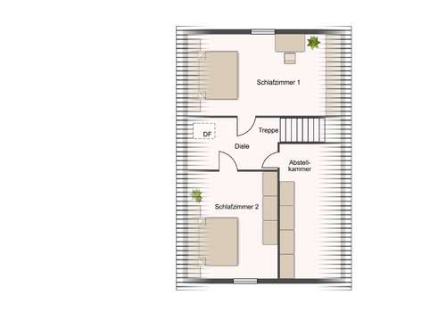 Grundriss Obergeschoss