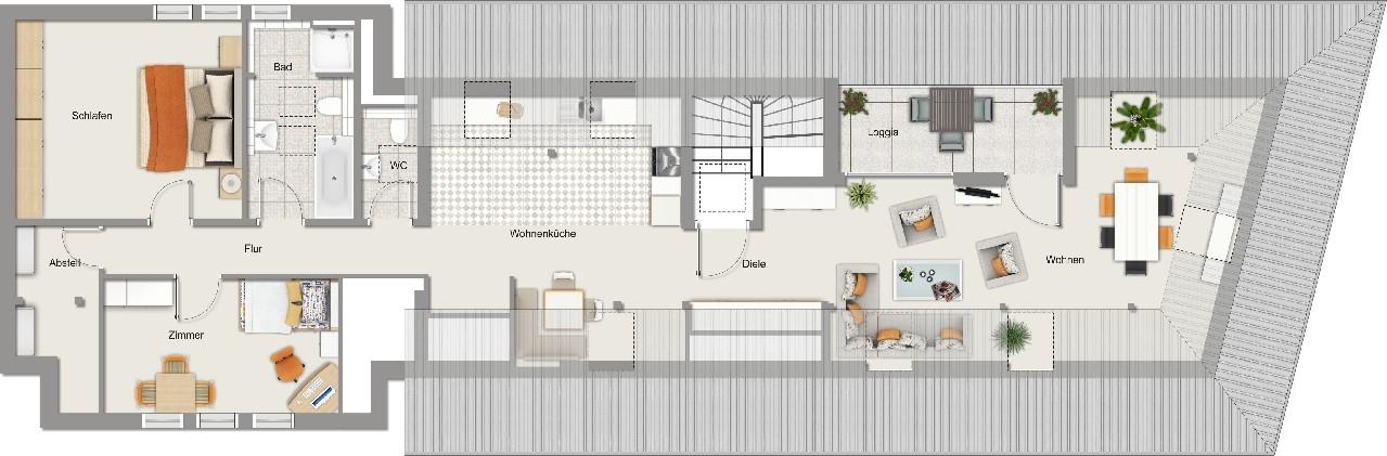  Grundriss DG Wohnung 7