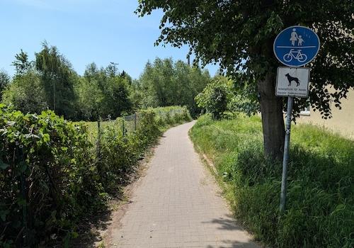 Geh- und Radweg ins Zentrum