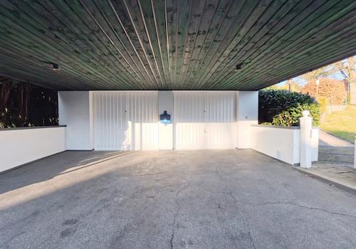 Doppelgarage mit Carportdacht