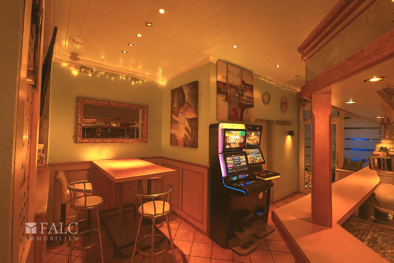 Spielautomaten Einrichtungsbeispiel