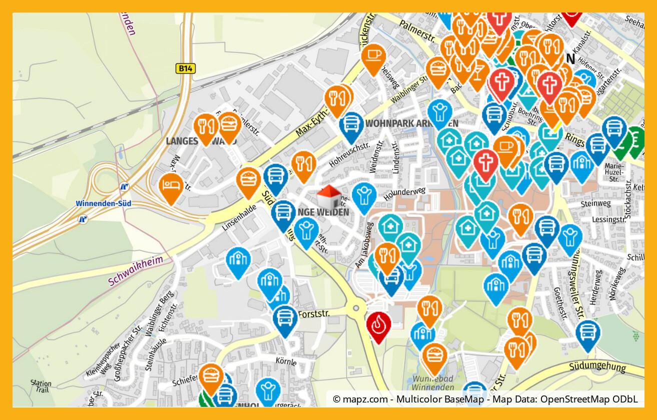 Was in der näheren Umgebung ist