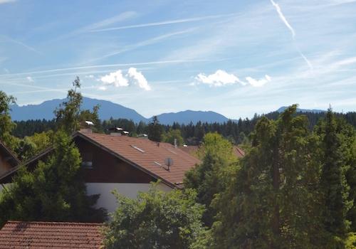 Blick vom Balkon