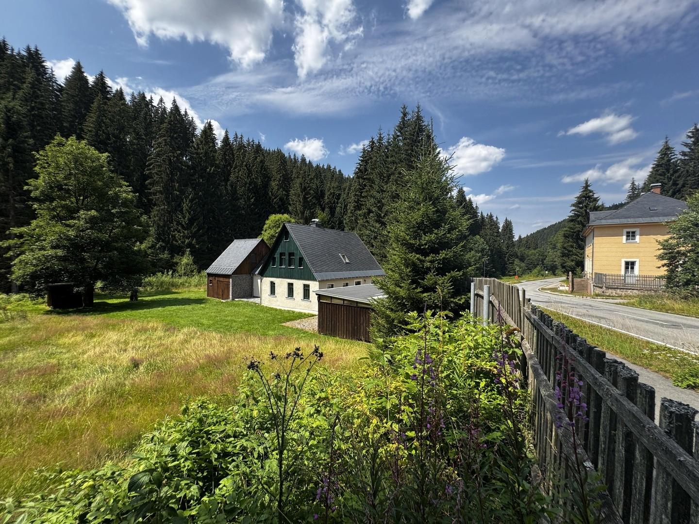 Blick zur Immobilie