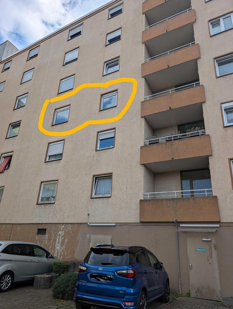 Wohnung vom Hof aus