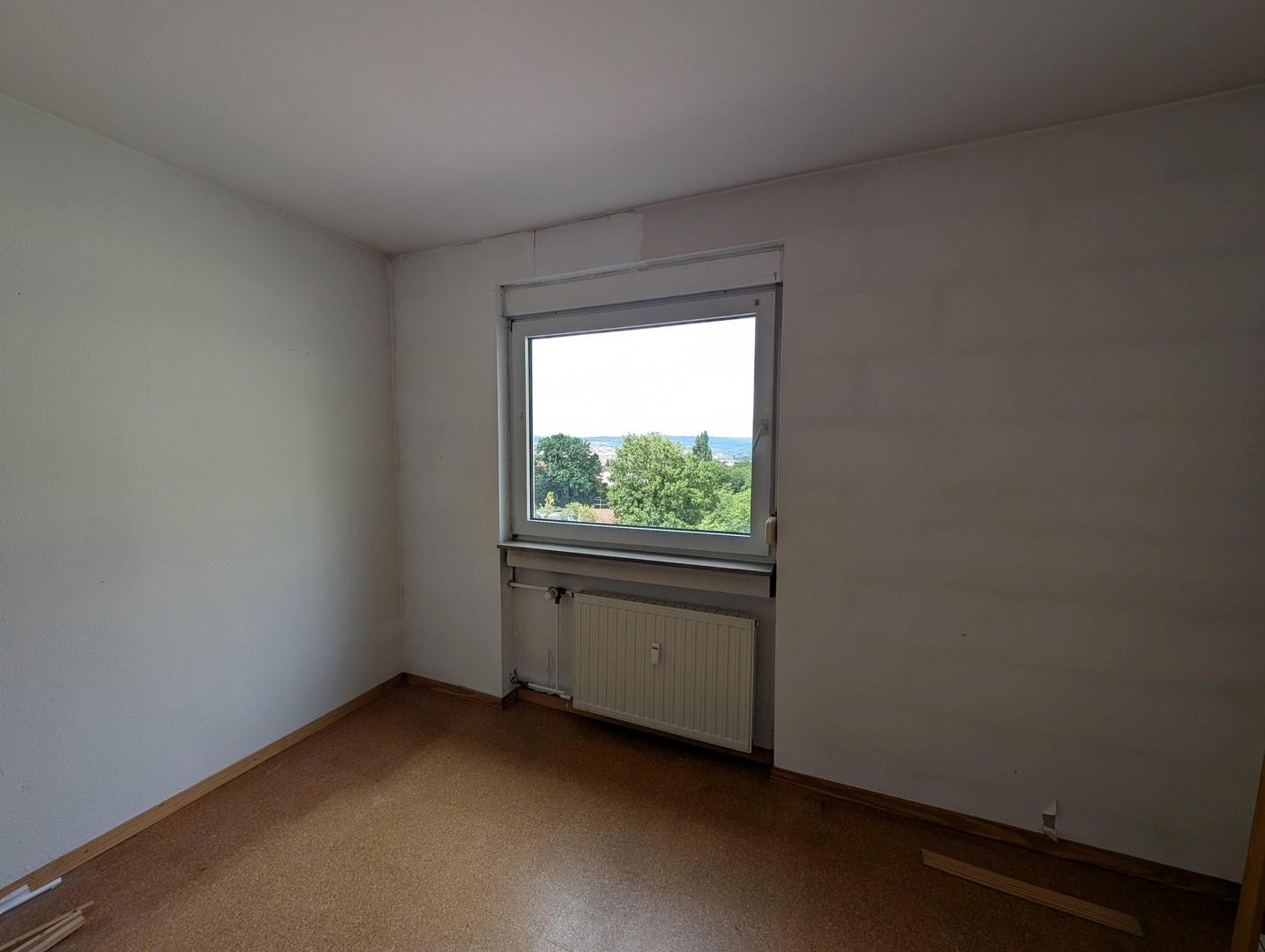 Schlafzimmer mit Ausblick