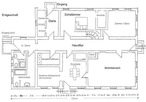 Grundriss Erdgeschoß