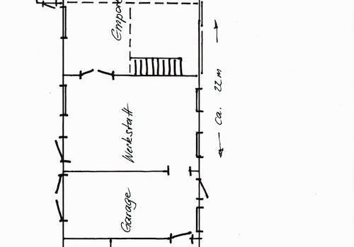 Grundriss Remise