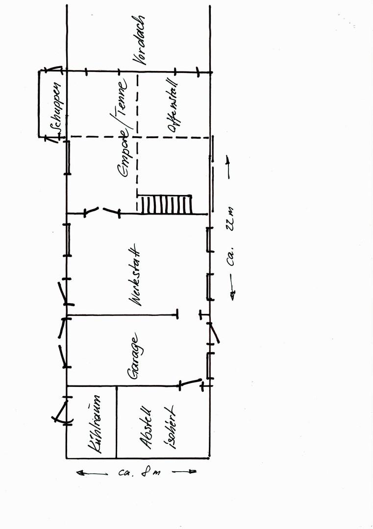Grundriss Remise