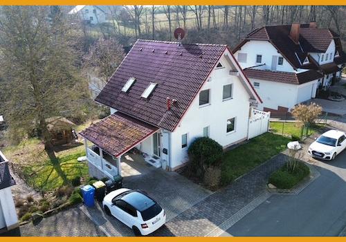 Blick auf die Immobilie