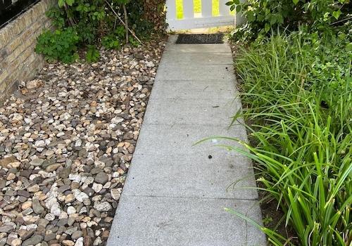 Weg zum Garten