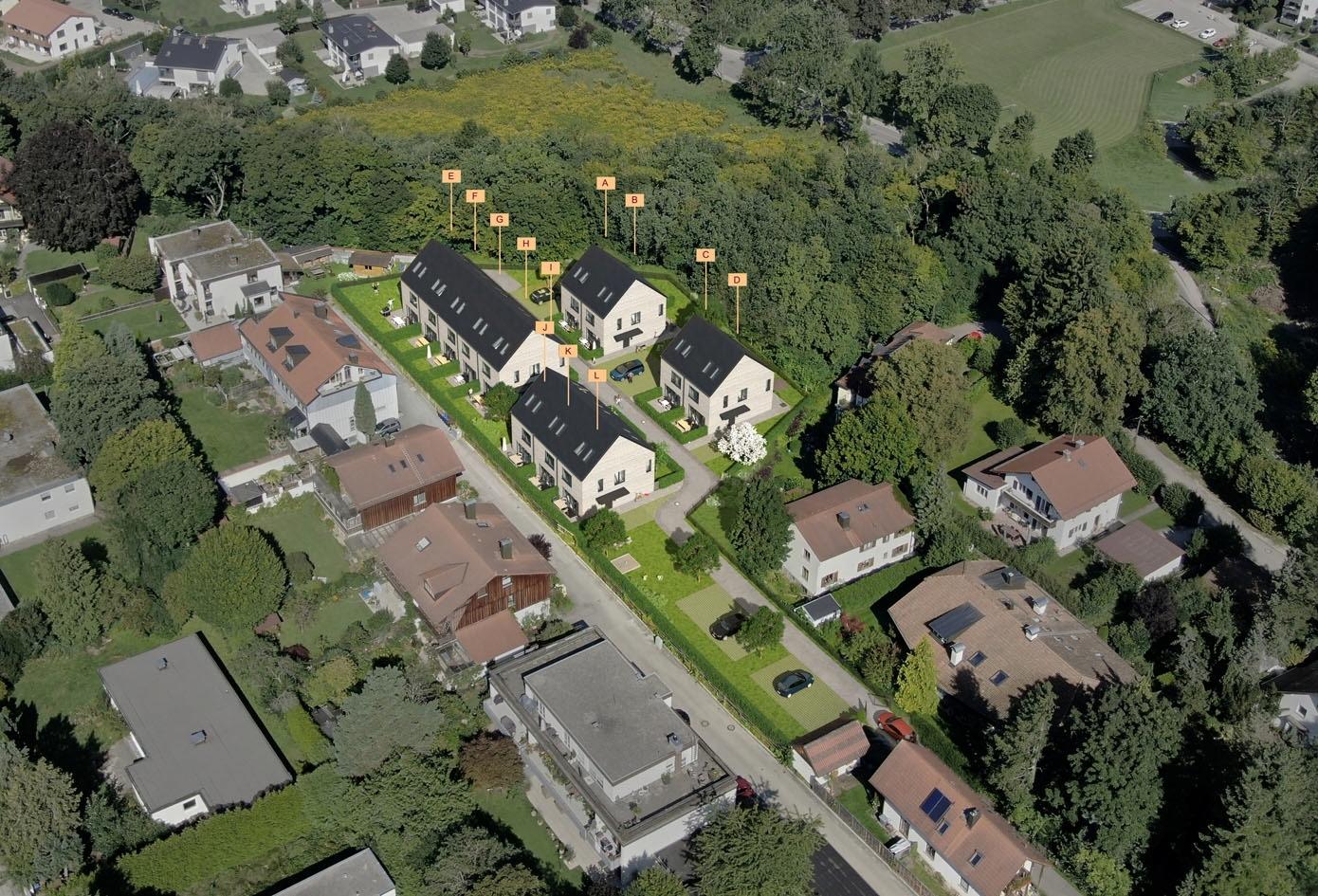 Lageplan Häuser