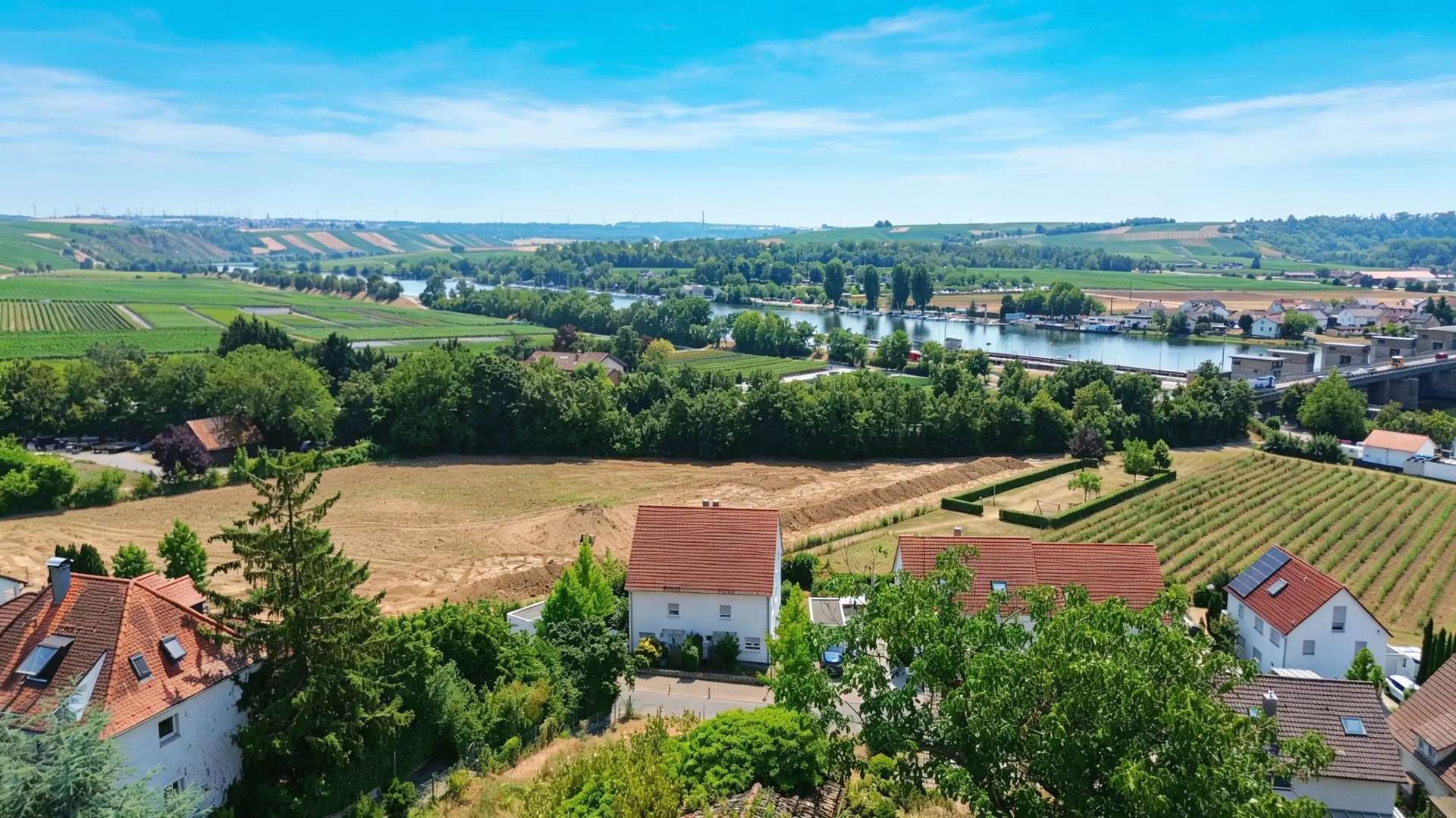 Drohnenansicht Ausblick