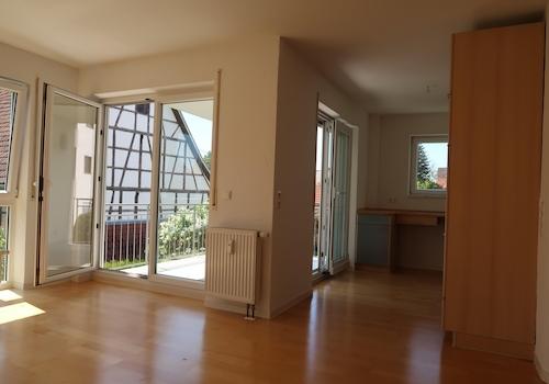 Ausblick Balkon