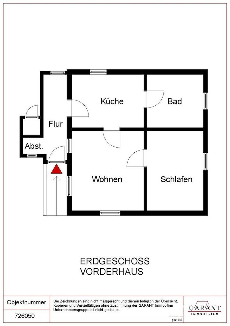 Erdgeschoss Vorderhaus