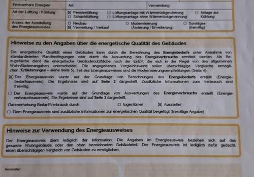Energieausweis