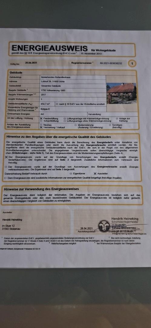 Energieausweis