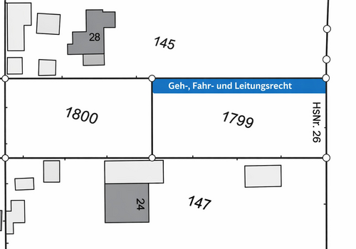Geh-, Fahr- und Leitungsrecht