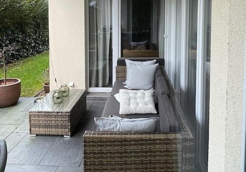 Überdachte Terrasse