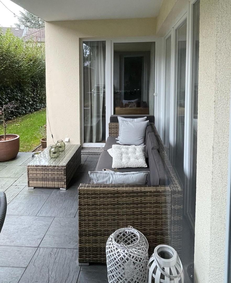 Überdachte Terrasse